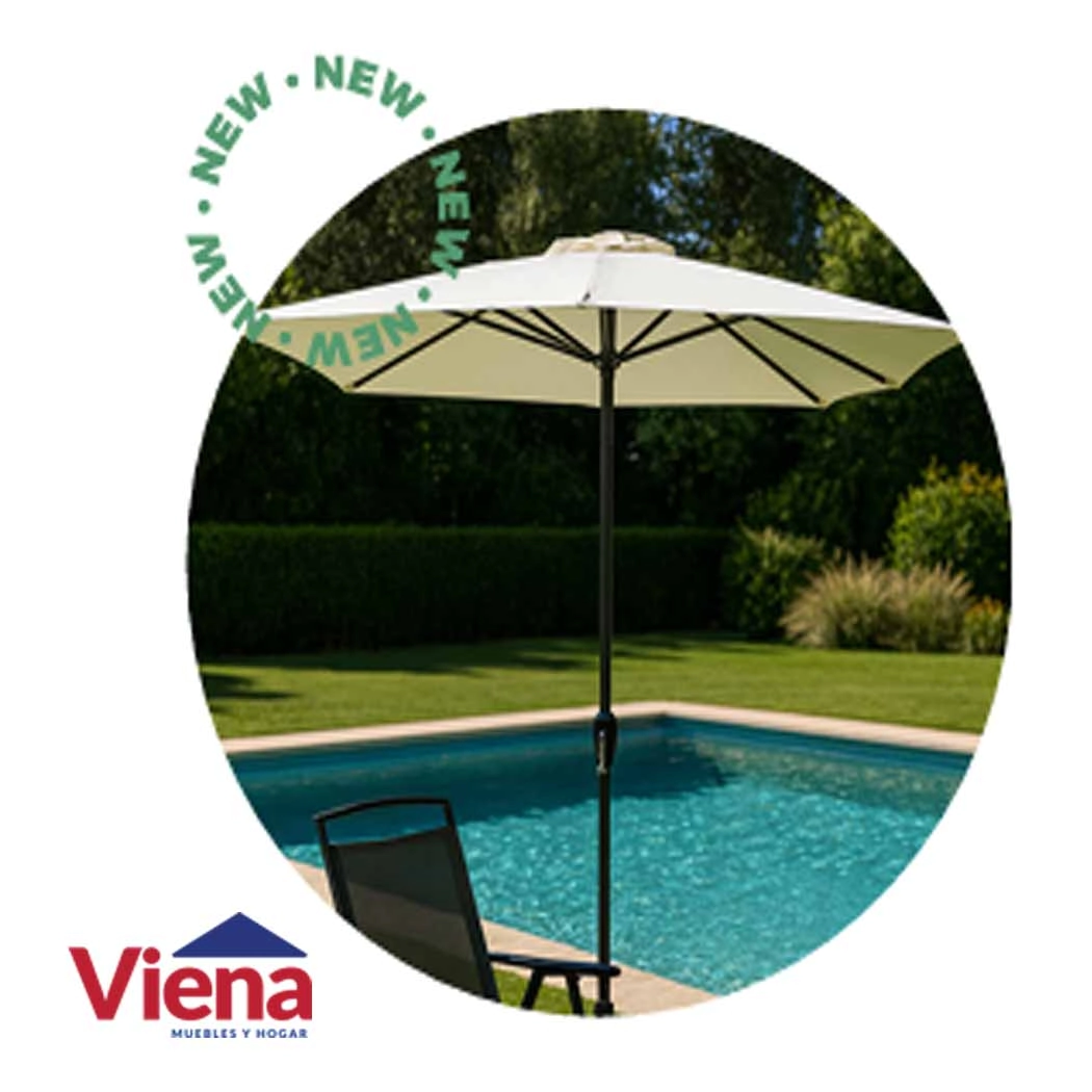 Sombrilla Delos PCA0702BE 250 x 250 38MM Sin Base Beige 
