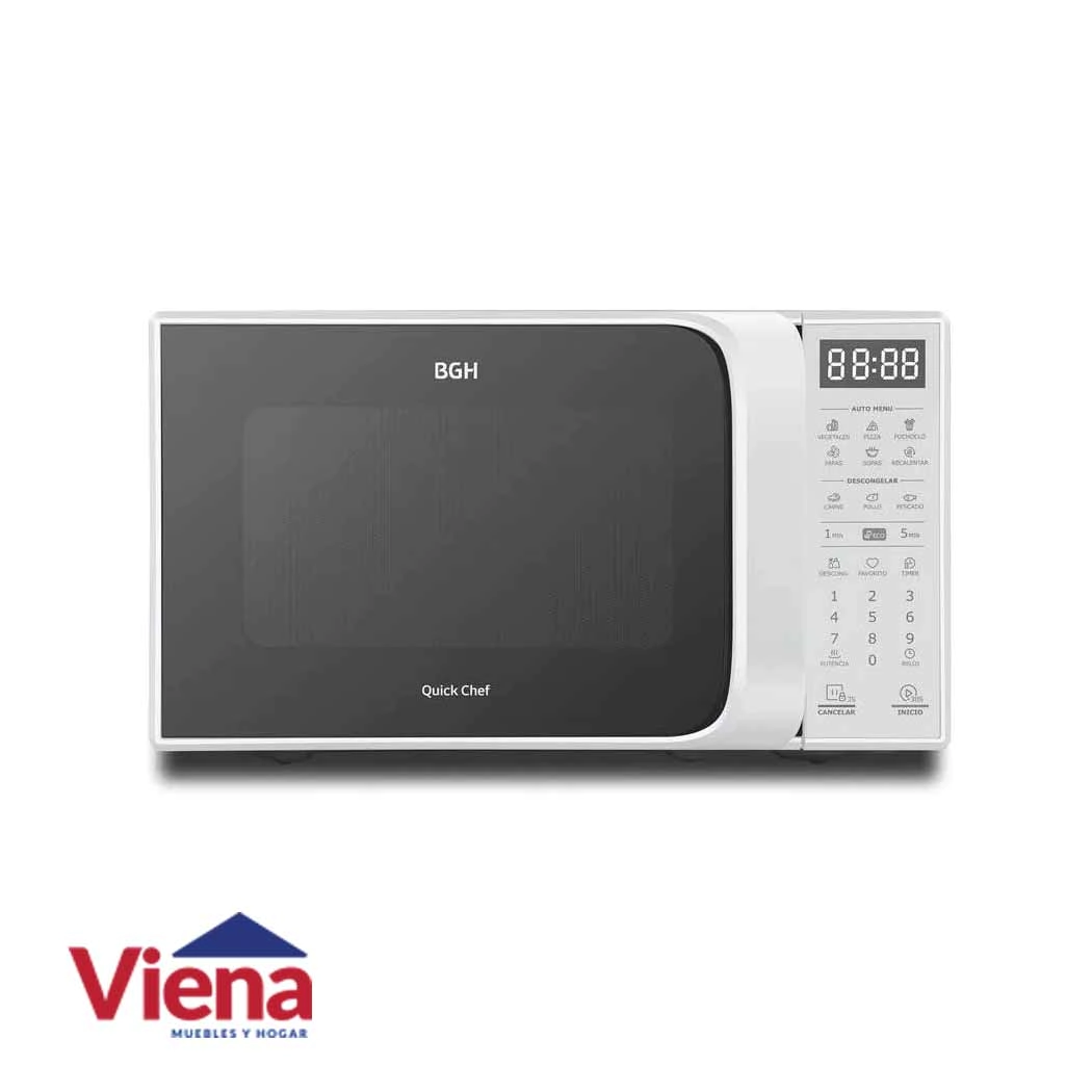Microondas BGH B120DB20I QCHEF 20L Digital PIH049519 Blanco 