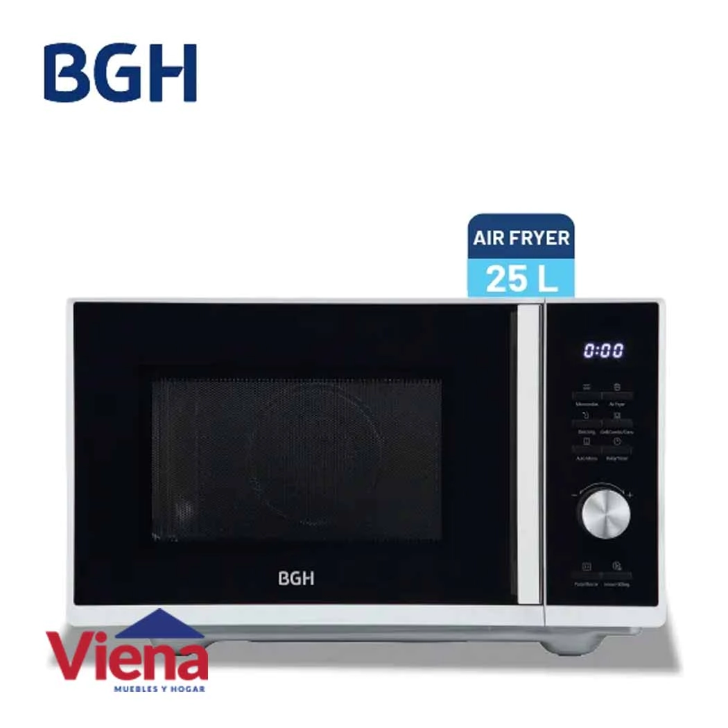 MICROONDAS BGH B325DFB24 FLAT COOK 25L C/AIRFRYER 49522