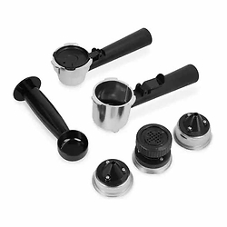 Cafetera Express Winco W1921B 19BAR 3 En 1 Blanca