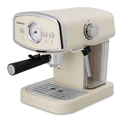 Cafetera Express Winco W1921B 19BAR 3 En 1 Blanca