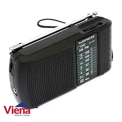 Radio Portatil Winco W223N De Mano Negra