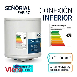 Termotanque Electrico Se�orial Zafiro TESZ2.0-75L Superior Colgar