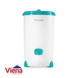 Secarropas Columbia HTS5503 3.5kg Tambor Acero Exterior Turquesa