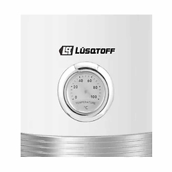 Pava Electrica LusqToff LQ-PV805B 1.7L  Con Reloj Blanca