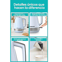 Pava Electrica Lusqtooff LQ-PV804 1.7L Cesleste