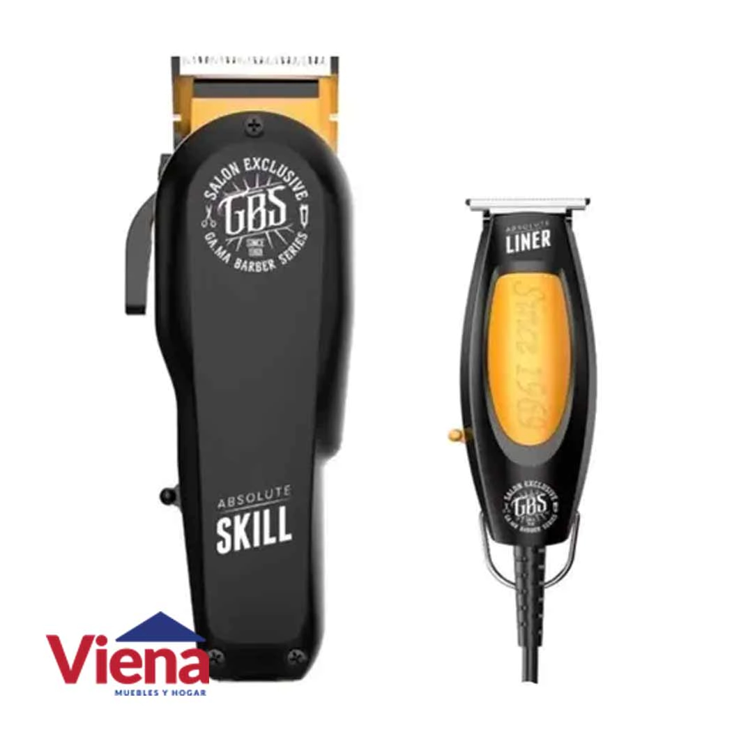 Pack Cortadora De Pelo Gama + Trimmergbs Skill + ABS Liner