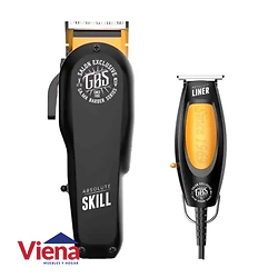 Pack Cortadora De Pelo Gama + Trimmergbs Skill + ABS Liner