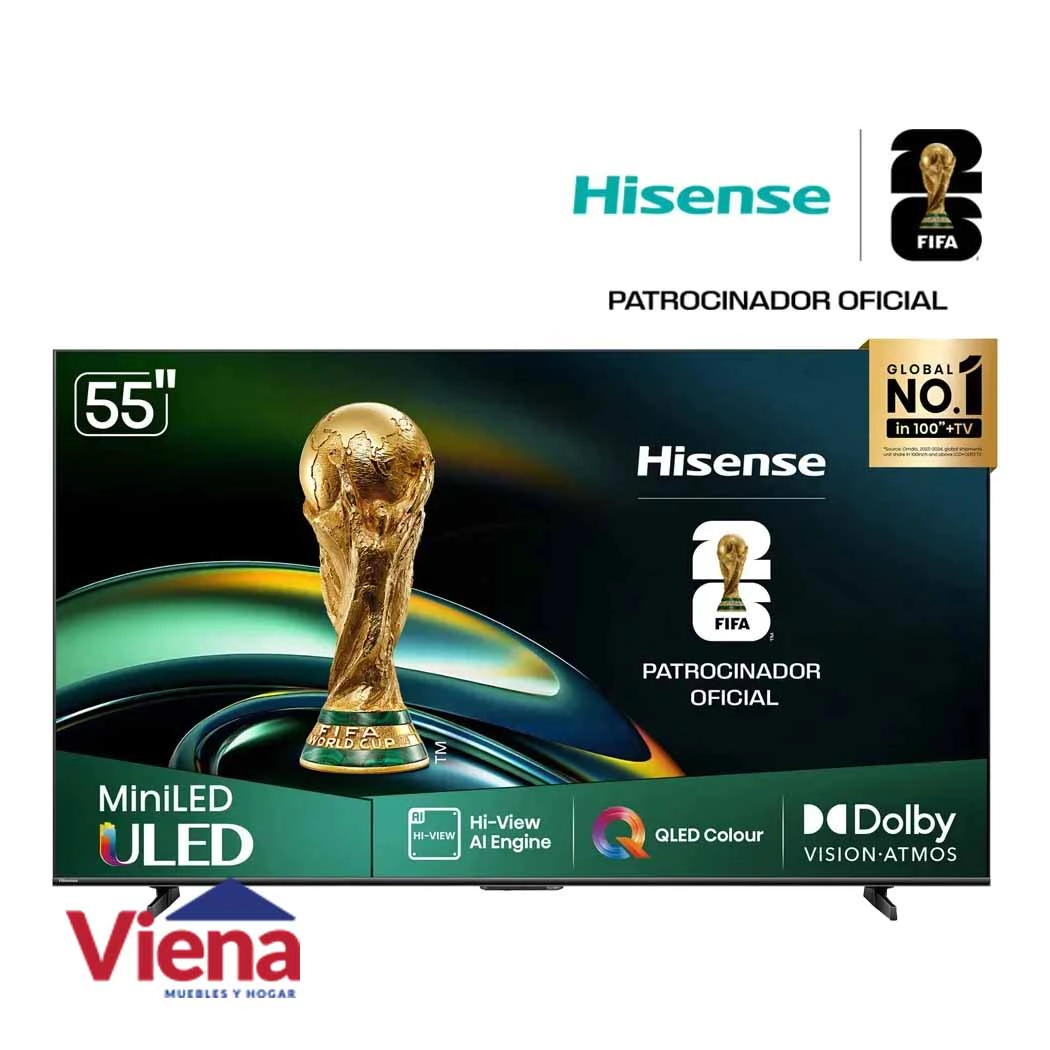 Televisor Hinsense 55" Led   55U6QV SMART QLED