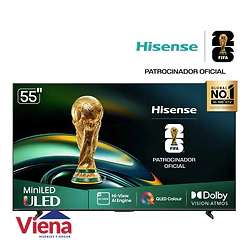 Televisor Hinsense 55" Led   55U6QV SMART QLED