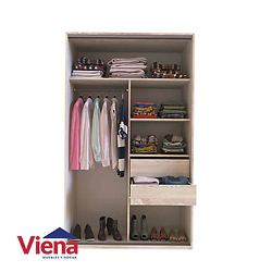 Ropero / Placard  DELOS 2 Puertas Corredizas 180x210 DL360PC