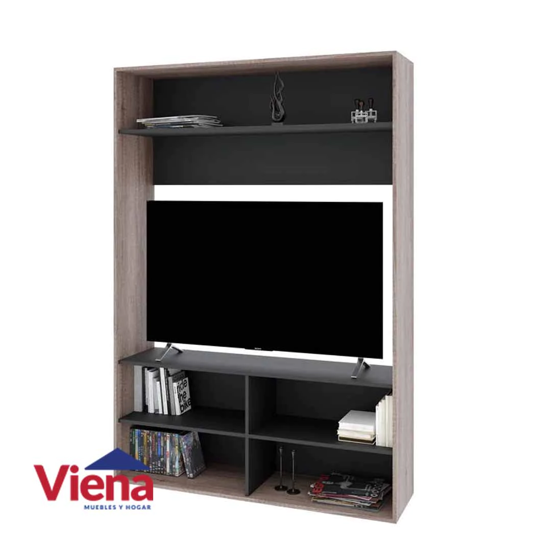  Mueble Para TV Delos Vision DVS04NBN para TV de 55"