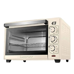 Horno Electrico Lusqtoff LQE69 85LTS  Cream Conveccion
