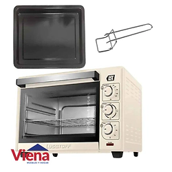 Horno Electrico Lusqtoff LQE69 85LTS  Cream Conveccion