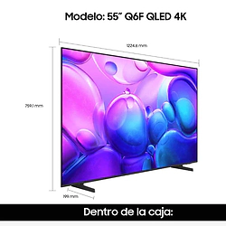 Televisor Samsung 55"QN55Q6FAAGCZB 4K UHD