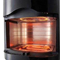 Freidora Atma FR200ABP  Sin Aceite Digital 6 Listros Negra