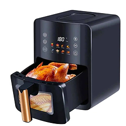 Freidora de Aire Digital Eiffel E641 7 Litros 1500W Negra