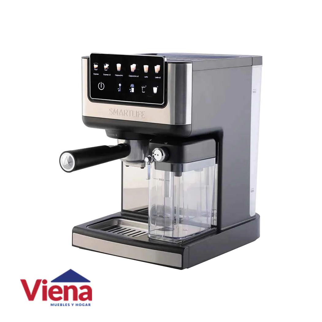 Cafetera Smartlife Expreso Digital Lechera SL-ECDM5406N