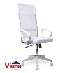 Sill�n de Oficina Respaldo Alto Sof�a Blanco Utile