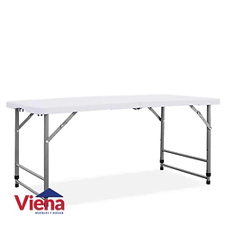 Mesa Plegable Laury Tapa Plastica 120cm   Cod 21340