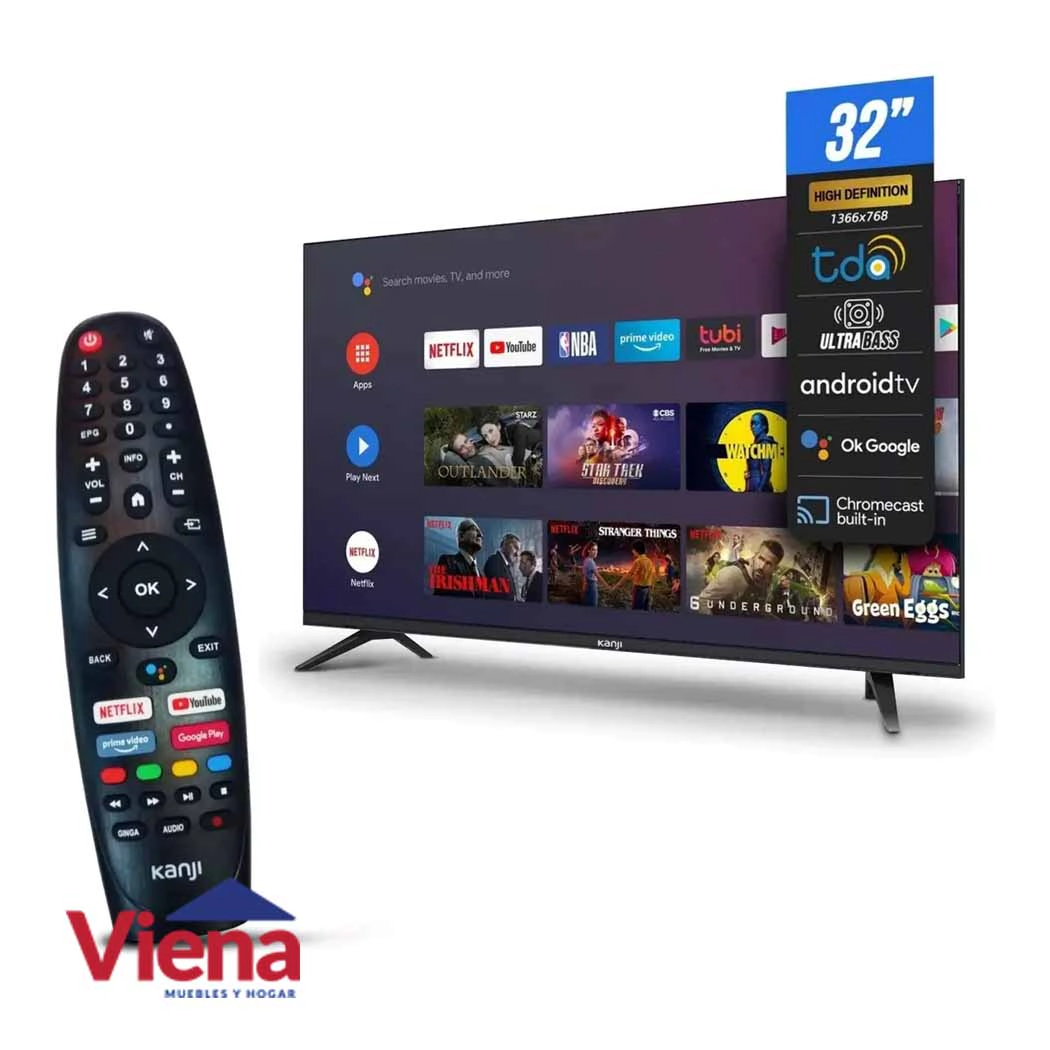 Televisor Kanji 32" Led KJ-32MT005-2W HD