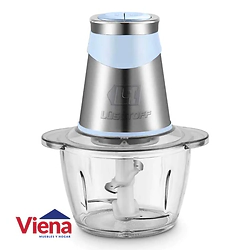 Picadora Procesadora El�ctrica Lusqtoff LQ-CH080 500W con Vaso de Vidrio 1.2 L