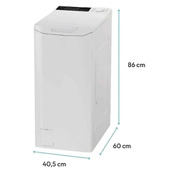 Lavarropas Candy ProWash Smart Inverter 7 Kg 1400 RPM Blanco TCA474TM5-12