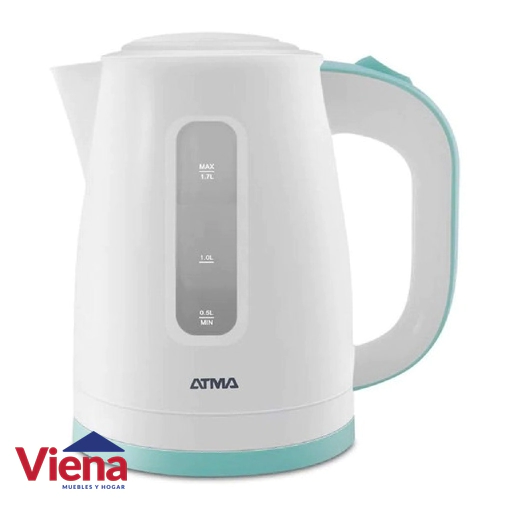 Pava Electrica Atma PE0821AP 1.7 Litros Corte Automatico Al Hervir Blanca