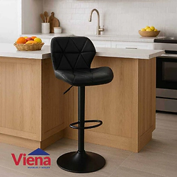 Taburete Con Respaldo Gigo CL-BT002 Negro