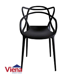 Silla Gigo CL-S0105 Apilable Negra