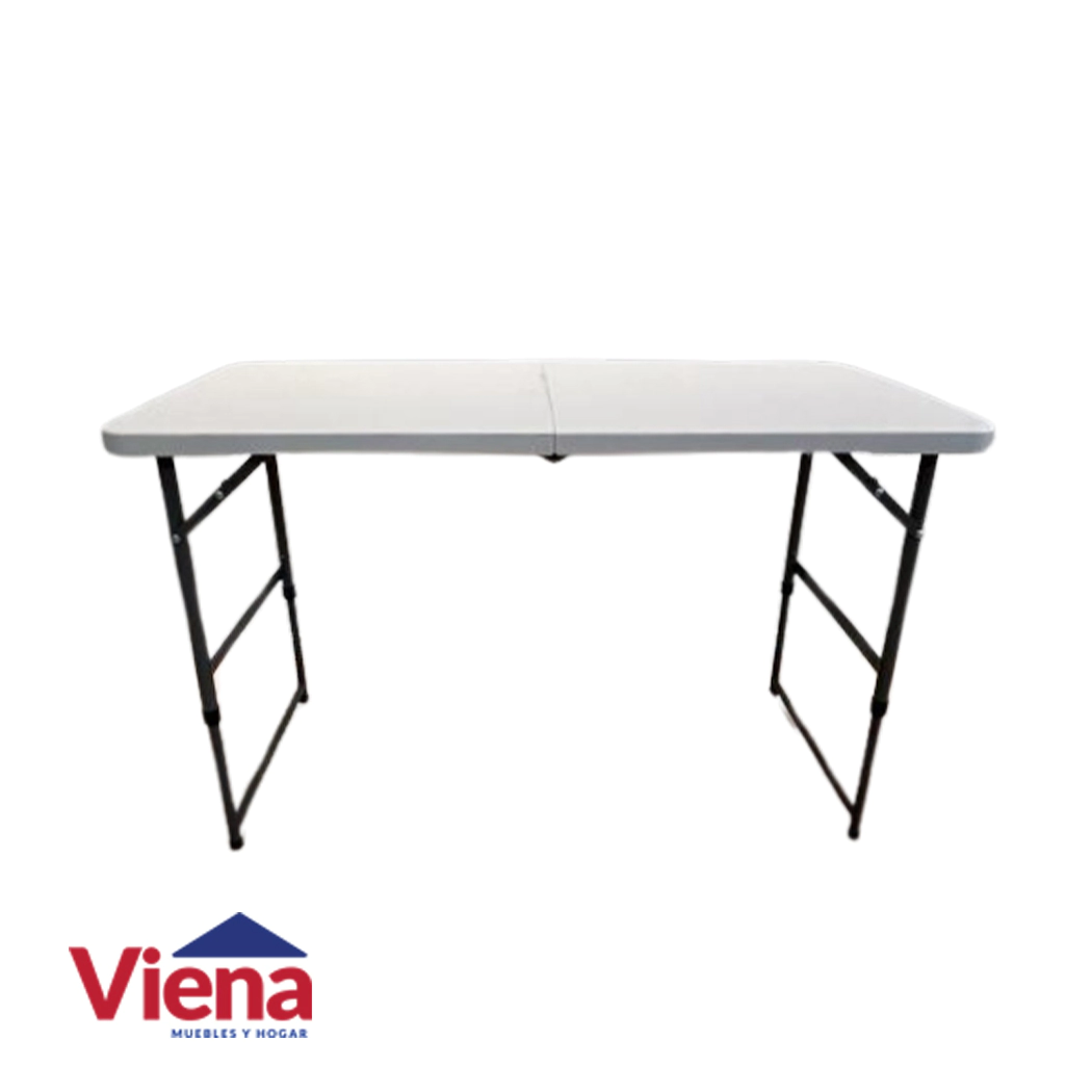 Mesa Plegable Delos Tapa Plastica 1.20 PCA122NE
