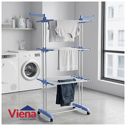 Tendedero Rodante de Pie Plegable Utile 3 Niveles