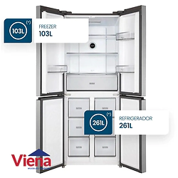Heladera Philco NPHSM364XTI 364LTS No Frost Inoxidable