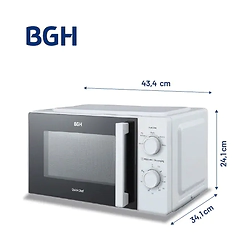 Microondas BGH  B118MB25  Q.CHEF18L  B118MB25 Blanco