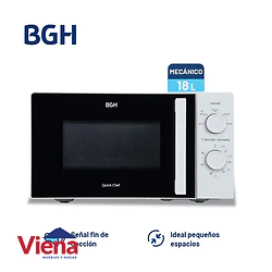 Microondas BGH  B118MB25  Q.CHEF18L  B118MB25 Blanco