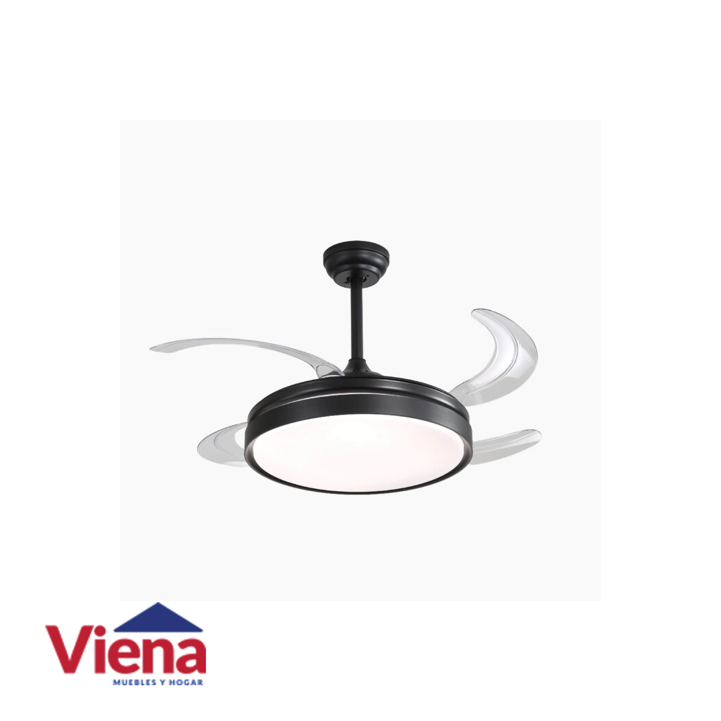 Ventilador Techo Elanvent Monaco Retractil Black 