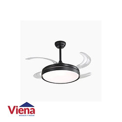 Ventilador Techo Elanvent Monaco Retractil Black