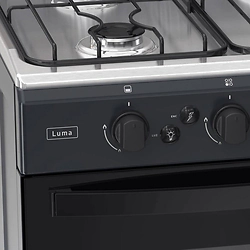 Cocina Ormay Luna Negra 57.6 CM Encendido Luz Plancha Acero