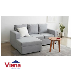 Sofa Soles Buzios 3 Cuerpos Con Banqueta Con Brazos G3
