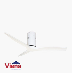 Vnetilador Techo Elanvent Toscana Full 3 Aspas Madera Blanco Blanco