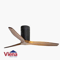 Ventilador Techo Elanvent Toscana Full 3 Aspas Madera Negro