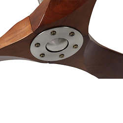 Ventilador Techo Elanvent Chicago 3 Astas Madera Acero