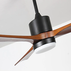 Ventilador Techo Elanvent Bahamas 3 Aspas Madera Black / Nogal