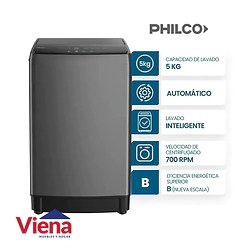 Lavarropas Philco PHLS67GN  5kg 700RPM Carga Superior