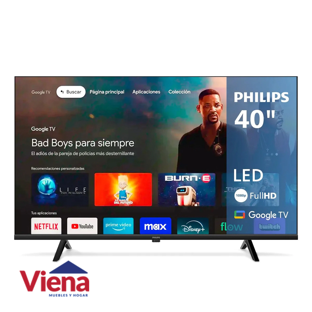 Televisor Philips 40" Led  40PFD6920/77 Smart HD Google