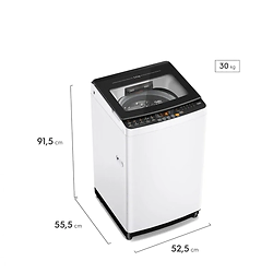 Lavarropas Gafa LGS055W 5.5KG 650RPM  Carga Superior Blanco