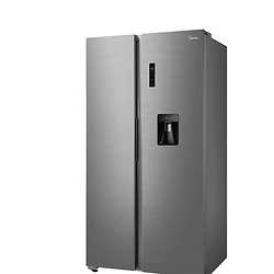 Heladera Midea MDRS710FGE46AD SBS 510LTS Inoxidable Inverter