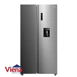 Heladera Midea MDRS710FGE46AD SBS 510LTS Inoxidable Inverter