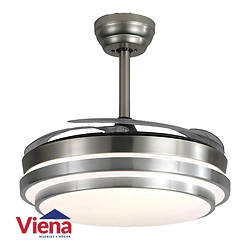 Ventilador Techo Kanjihome KJH-CFHB001SL Retractil Silver