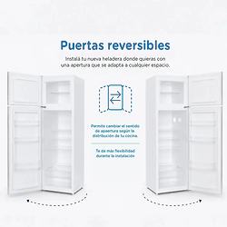 heladera Smartlife RFH220WH  Con Frrezer 206 L Blanca